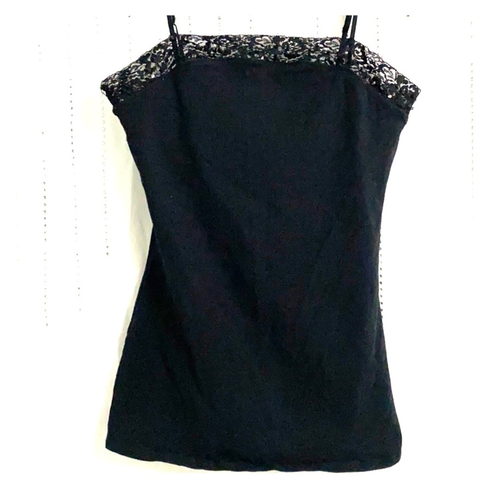 Express dressy fitted long length tank